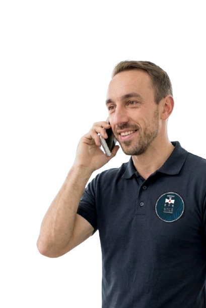 Plombier au téléphone