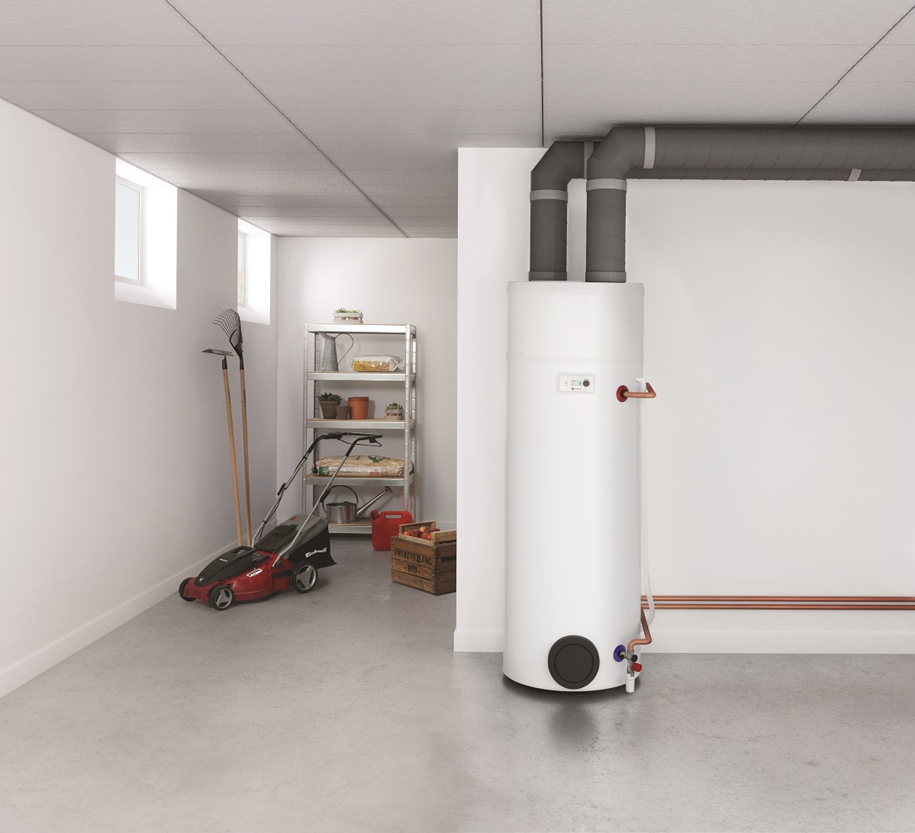 Installation d'un boiler thermodynamique à Tournai